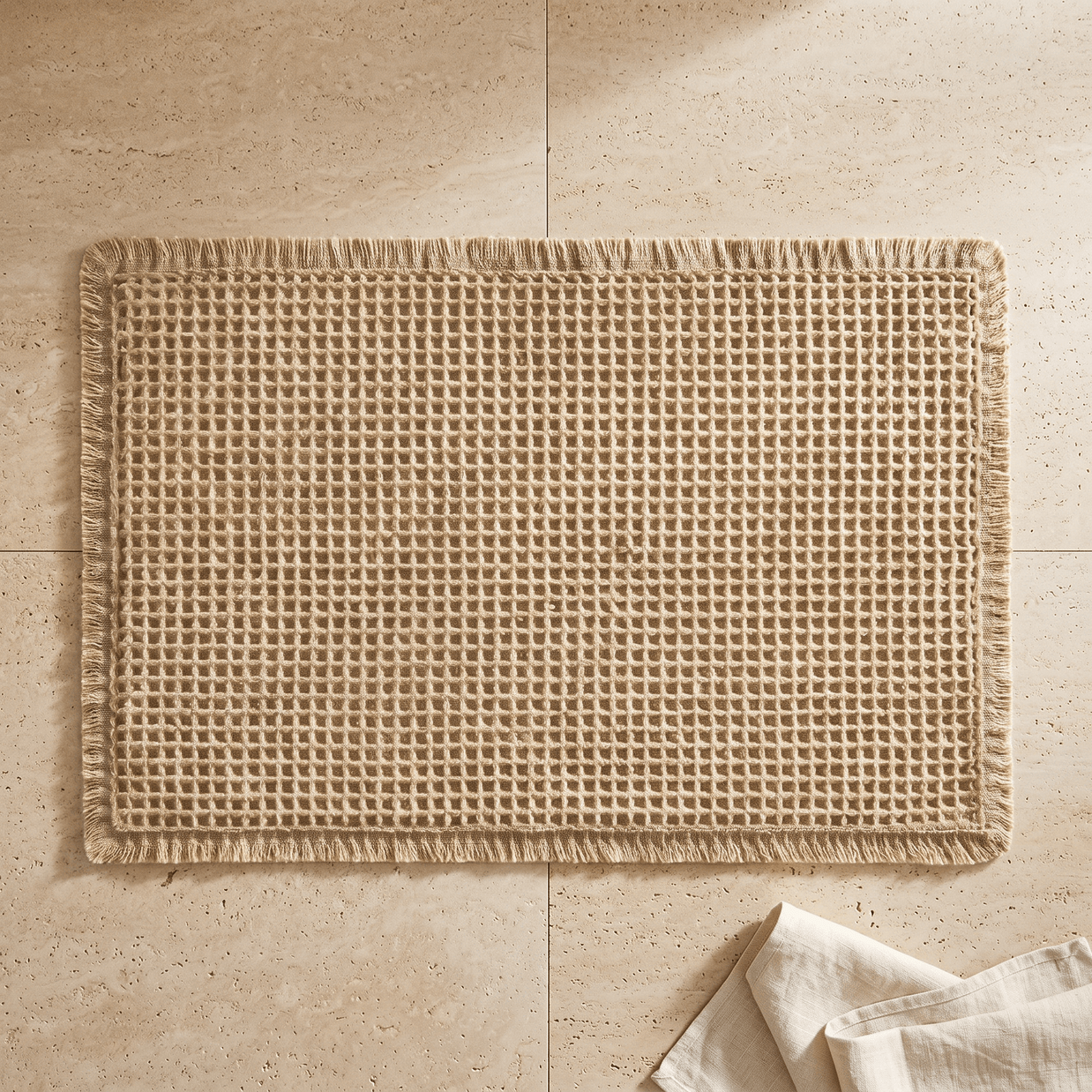 MAUD: Wafel Badmat – Superabsorberend & Antislip - Volsani