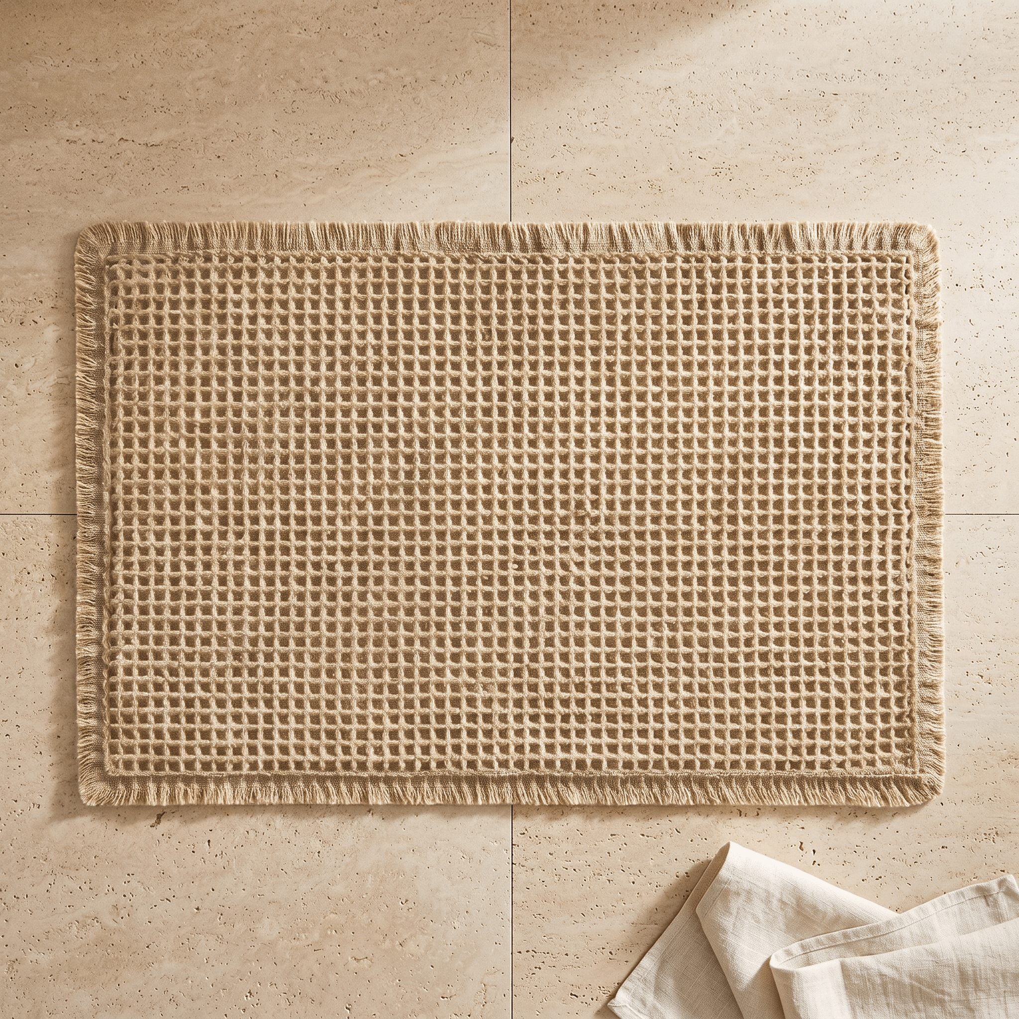 MAUD: Wafel Badmat – Superabsorberend & Antislip - Volsani