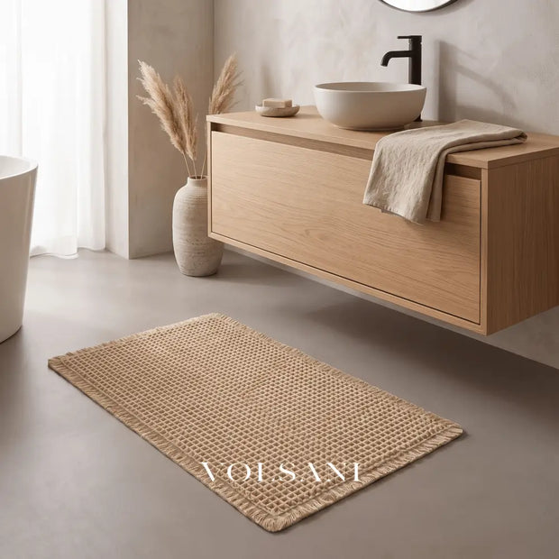 MAUD: Wafel Badmat – Superabsorberend & Antislip - Volsani