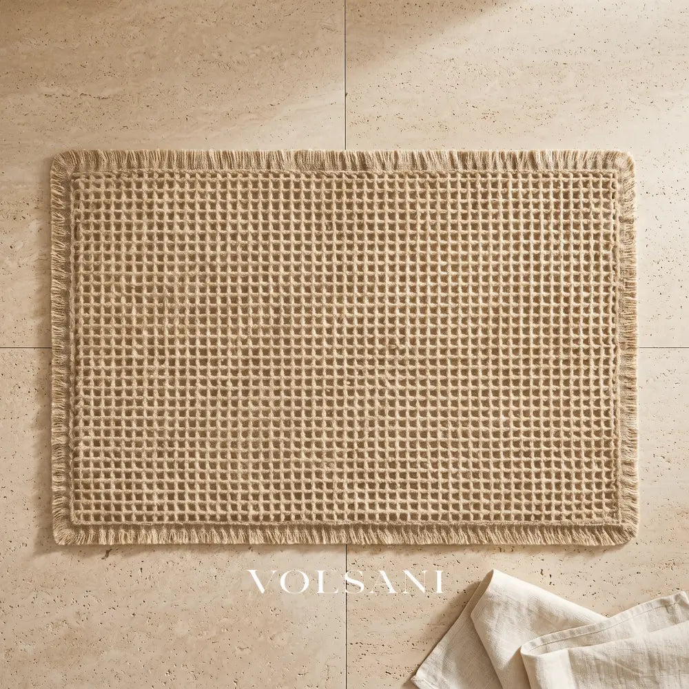 MAUD: Wafel Badmat – Superabsorberend & Antislip - Volsani