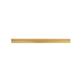 Brushed Brass Drawer Pull Bars, Minimalist Kitchen & Wardrobe Hardware, Geometric Bar Profile, Set of 2, 1.2-12.5in Hole Spacing