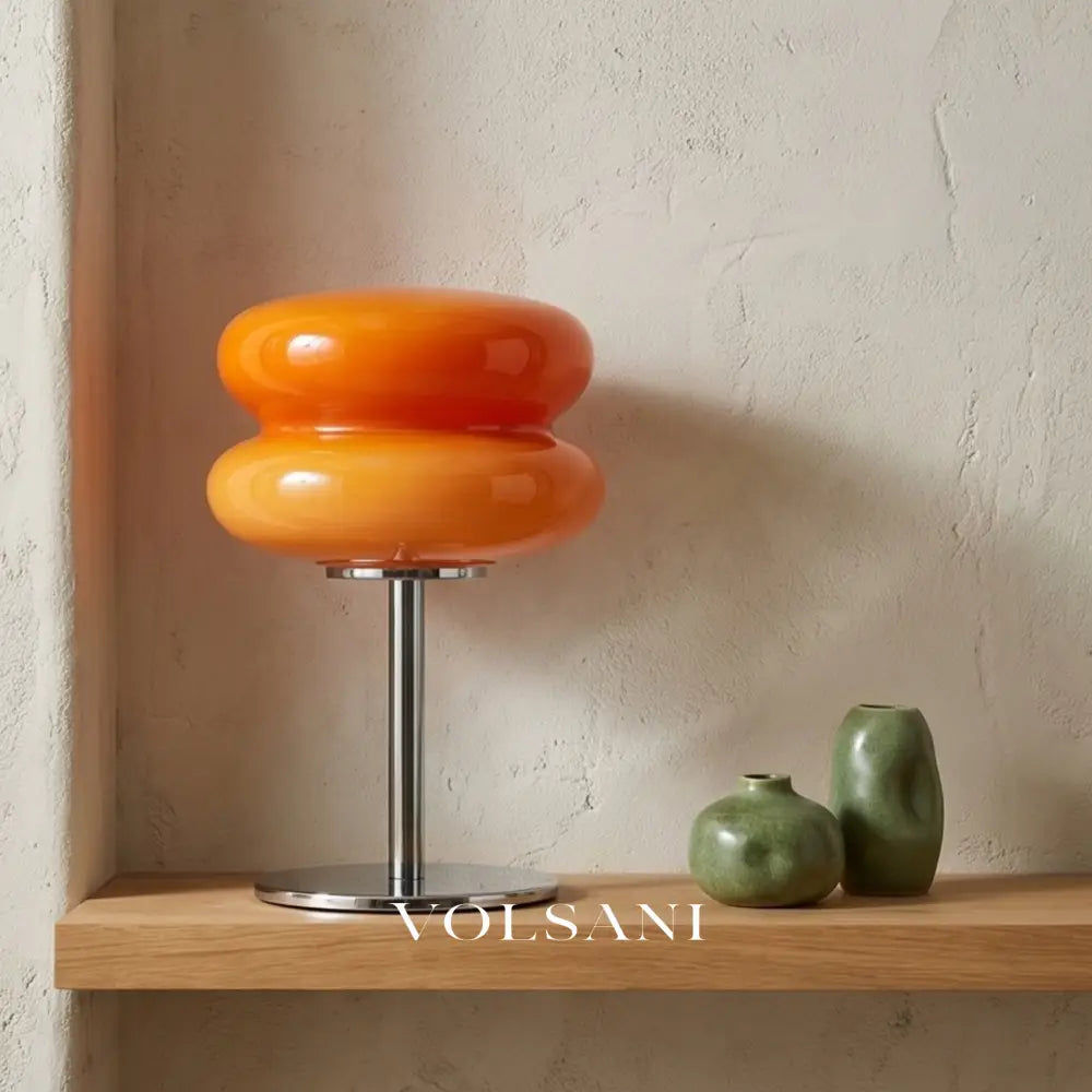 MIO: Macaron Glazen Tafellamp - Volsani