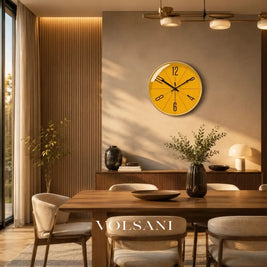 Modern Wall Clock with Abstract Dial Scandinavian Living Room & Bedroom Clock Non Ticking Sweep Movement 3 Sizes