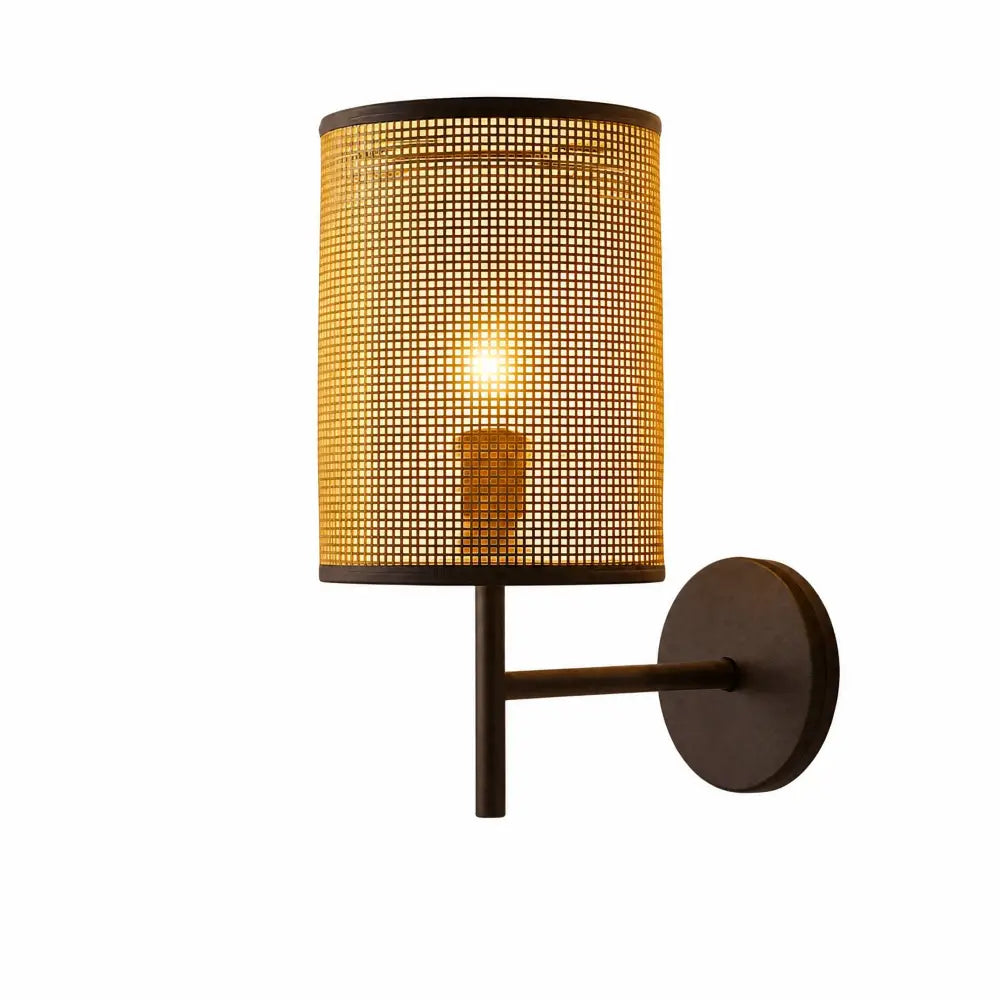 NAGI: Rotan Wandlamp in Wabi-Sabi Stijl - Volsani