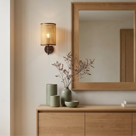 NAGI: Rotan Wandlamp in Wabi-Sabi Stijl
