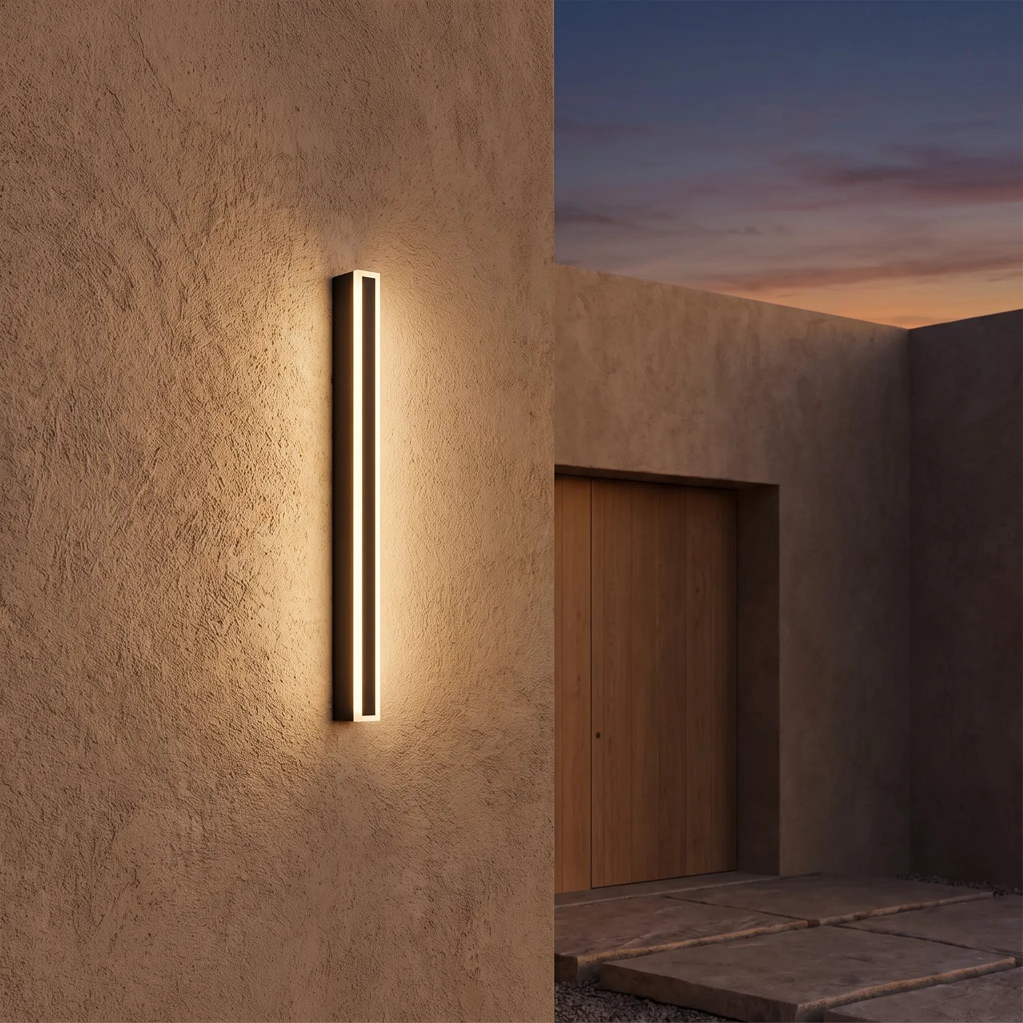 NIKLAS: Lineaire Wandlamp Buiten (LED) - Volsani