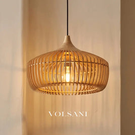 NORI: Houten Hanglamp (Japandi) - Volsani