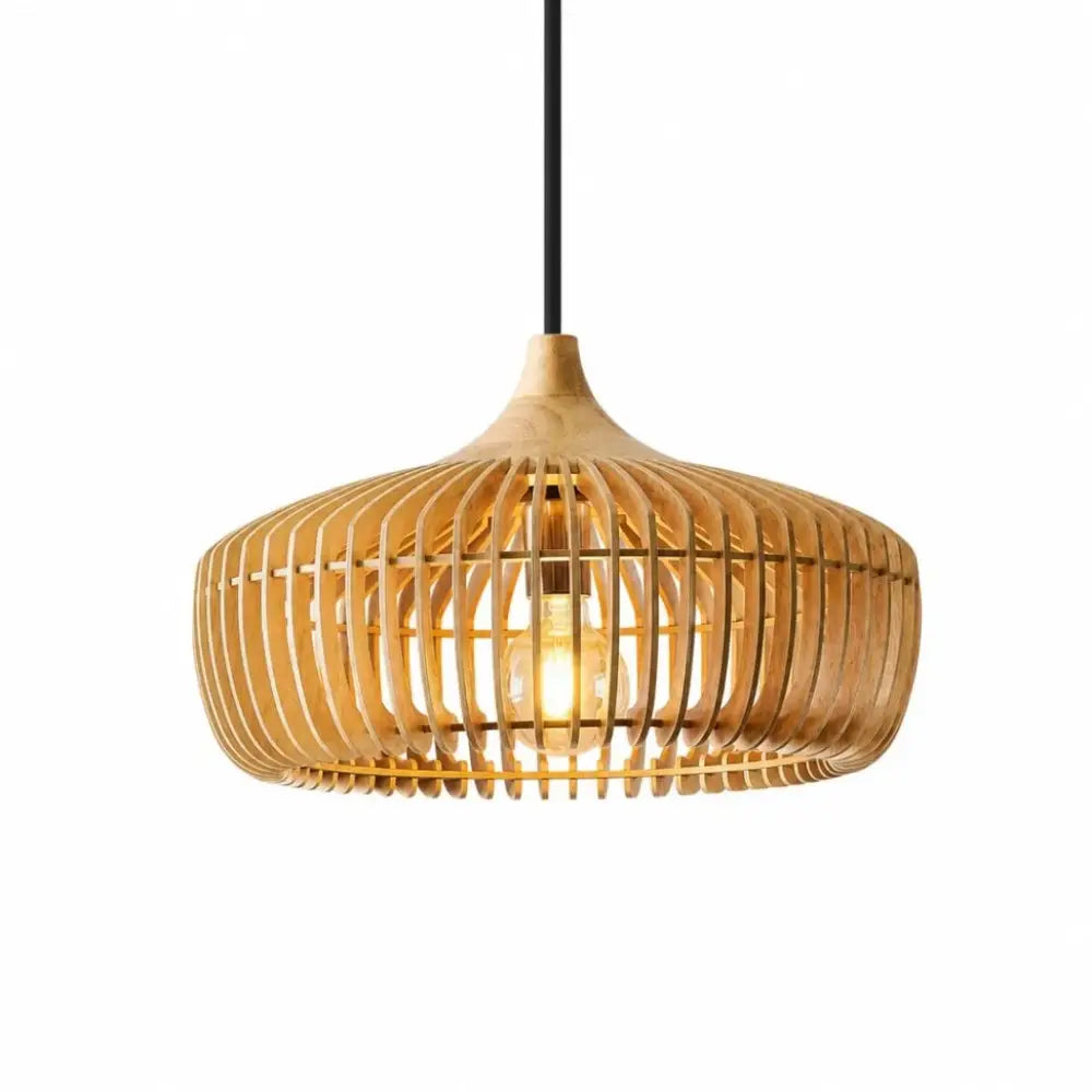 NORI: Houten Hanglamp (Japandi) - Volsani
