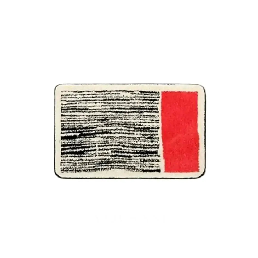 NYNKE: Abstracte Badmat – Antislip & Machinewasbaar (Scandinavisch) - Volsani