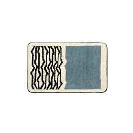NYNKE: Abstracte Badmat – Antislip & Machinewasbaar (Scandinavisch) - Volsani