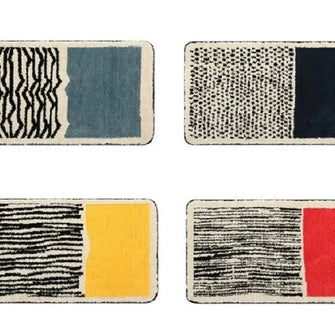 NYNKE: Abstracte Badmat – Antislip & Machinewasbaar (Scandinavisch) - Volsani
