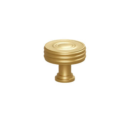 Solid Brass Cabinet Knobs & Pull Bars, Industrial Kitchen & Vanity Hardware, Grooved Textured Grip, Set of 2 in 8 Sizes, 1.1-10in