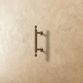 Solid Brass Cabinet Knobs & Drawer Pulls, Classic Kitchen & Dresser Hardware, Smooth Rounded Profile, Set of 2, 0.98-8.8in