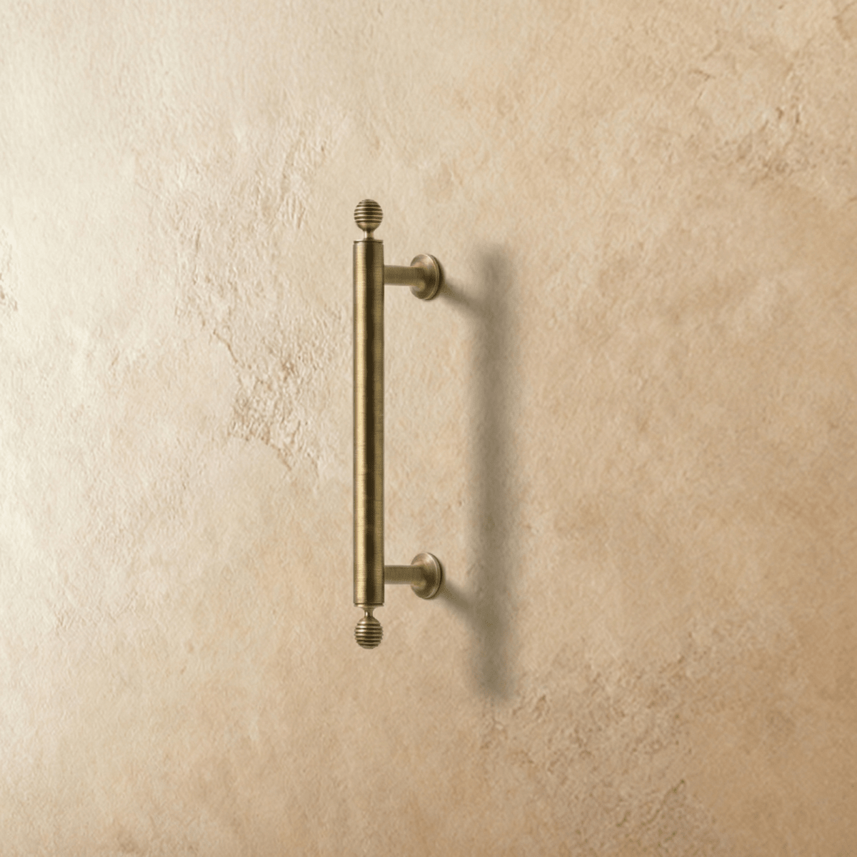 Solid Brass Cabinet Knobs & Drawer Pulls, Classic Kitchen & Dresser Hardware, Smooth Rounded Profile, Set of 2, 0.98-8.8in