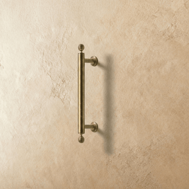 Solid Brass Cabinet Knobs & Drawer Pulls, Classic Kitchen & Dresser Hardware, Smooth Rounded Profile, Set of 2, 0.98-8.8in