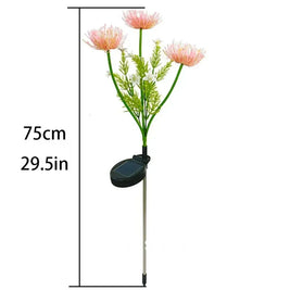 Outdoor Solar Flower Light Garden Lighting for Festival Party Wedding Christmas Halloween Birthday Pathway Courtyard