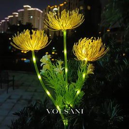 Outdoor Solar Flower Light Garden Lighting for Festival Party Wedding Christmas Halloween Birthday Pathway Courtyard