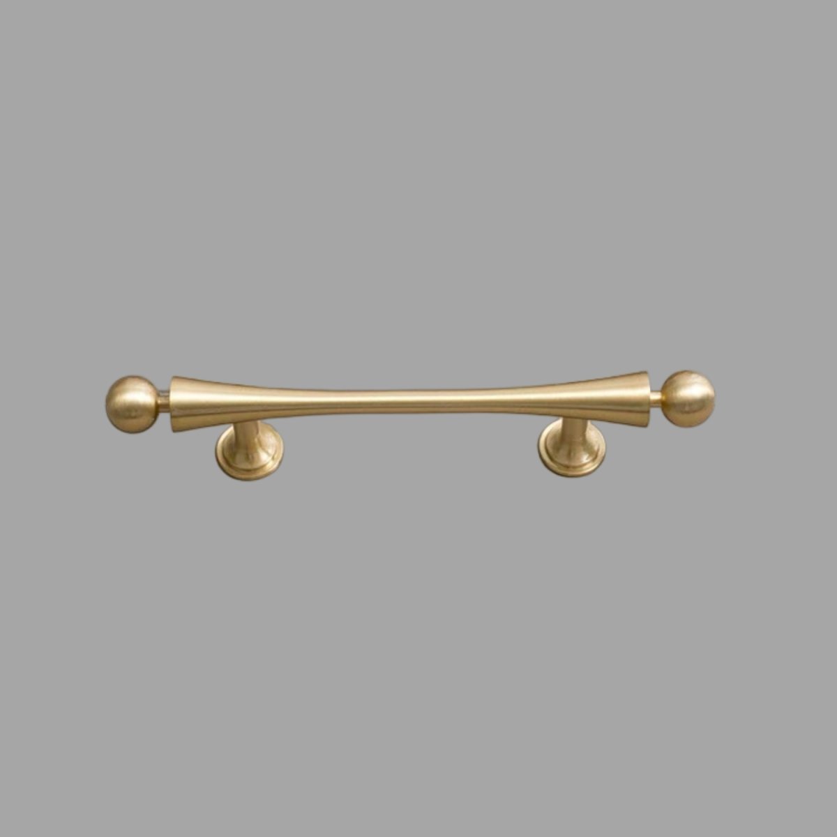 Slim Cabinet Knobs & Pull Bars, Modern Kitchen & Wardrobe Hardware, Polished Finish, Set of 2 in 3 Sizes, 0.9-5in