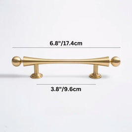 Slim Cabinet Knobs & Pull Bars, Modern Kitchen & Wardrobe Hardware, Polished Finish, Set of 2 in 3 Sizes, 0.9-5in