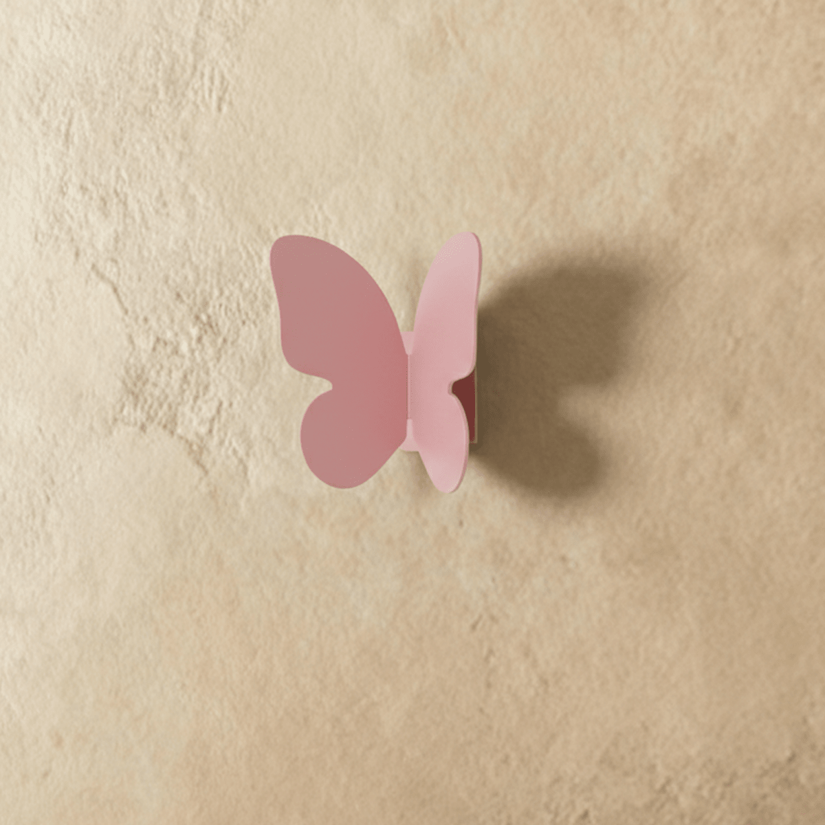 Butterfly Cabinet Pulls, Decorative Dresser & Wardrobe Drawer Handles, Gold Black White & Pink, Set of 2, 1.5 x 2.9in