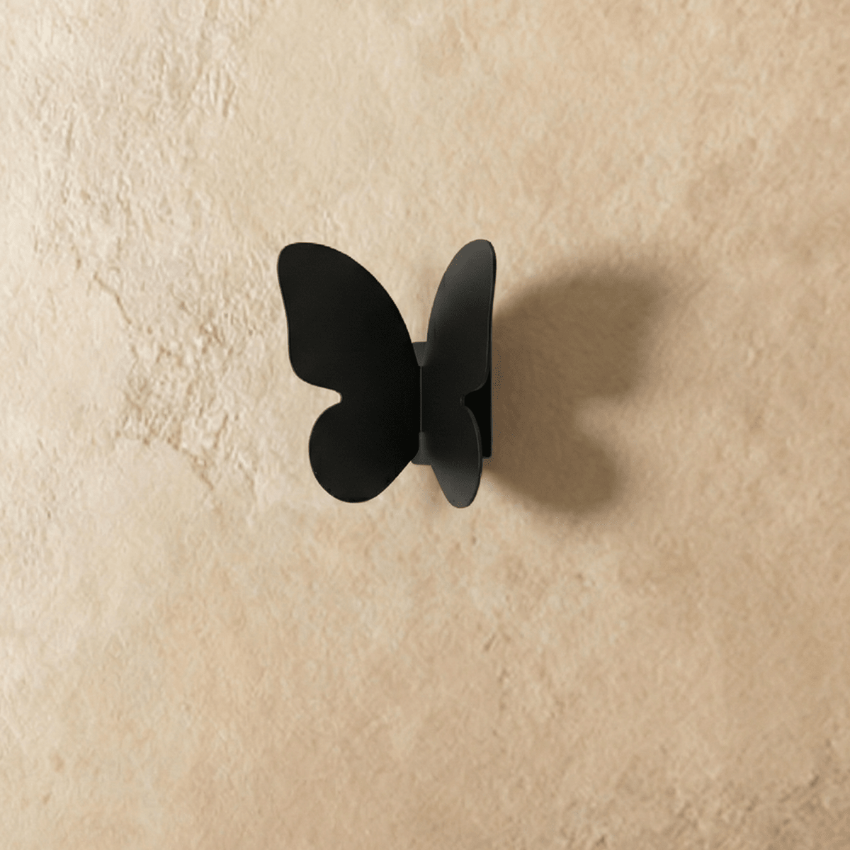 Butterfly Cabinet Pulls, Decorative Dresser & Wardrobe Drawer Handles, Gold Black White & Pink, Set of 2, 1.5 x 2.9in