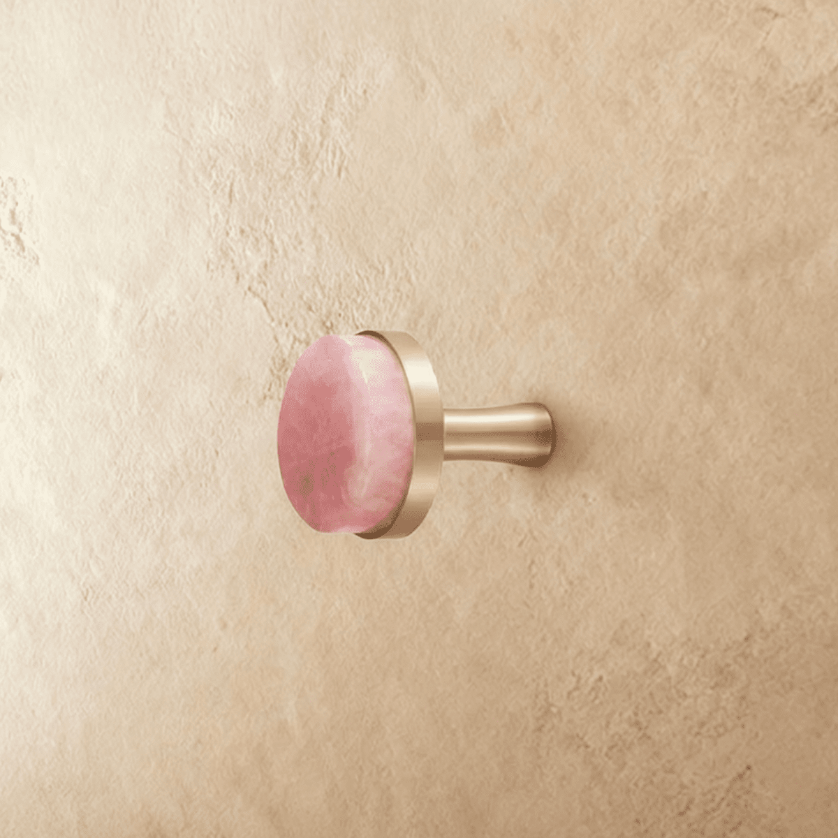 Crystal & Brass Cabinet Knobs, Glam Kitchen & Wall Hook Hardware, Choice of Knob or Hook Screw, Set of 2, 1.2-1.6in