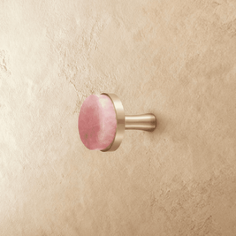 Crystal & Brass Cabinet Knobs, Glam Kitchen & Wall Hook Hardware, Choice of Knob or Hook Screw, Set of 2, 1.2-1.6in
