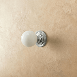 Crystal Cabinet Knobs & Drawer Pulls, Classic Kitchen & Dresser Cabinet Hardware, Brass-Finish & Chrome, Set of 2 Pieces, 0.9-5in