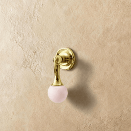 Crystal Cabinet Knobs & Drawer Pulls, Classic Kitchen & Dresser Cabinet Hardware, Brass-Finish & Chrome, Set of 2 Pieces, 0.9-5in