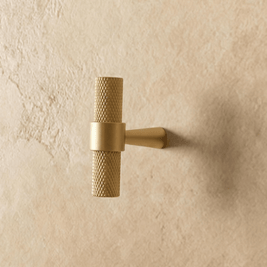 Knurled Brass Cabinet Knobs & Drawer Pulls, Industrial Kitchen & Wardrobe Hardware, Black Brass & Bronze Finishes, Set of 2, 0.7-8.8in