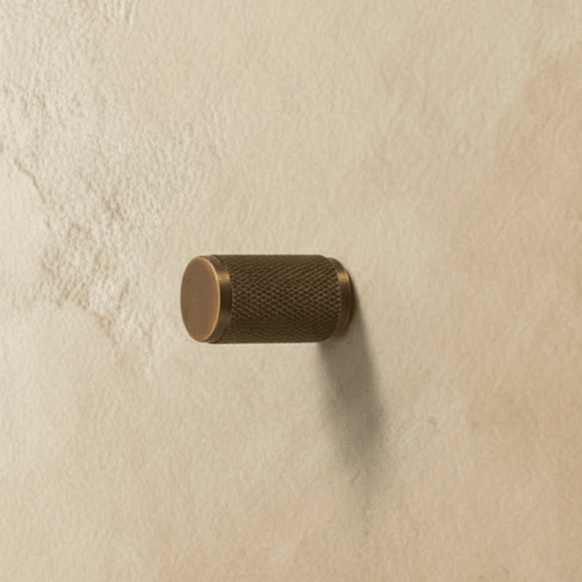 Knurled Brass Cabinet Knobs & Drawer Pulls, Industrial Kitchen & Wardrobe Hardware, Black Brass & Bronze Finishes, Set of 2, 0.7-8.8in