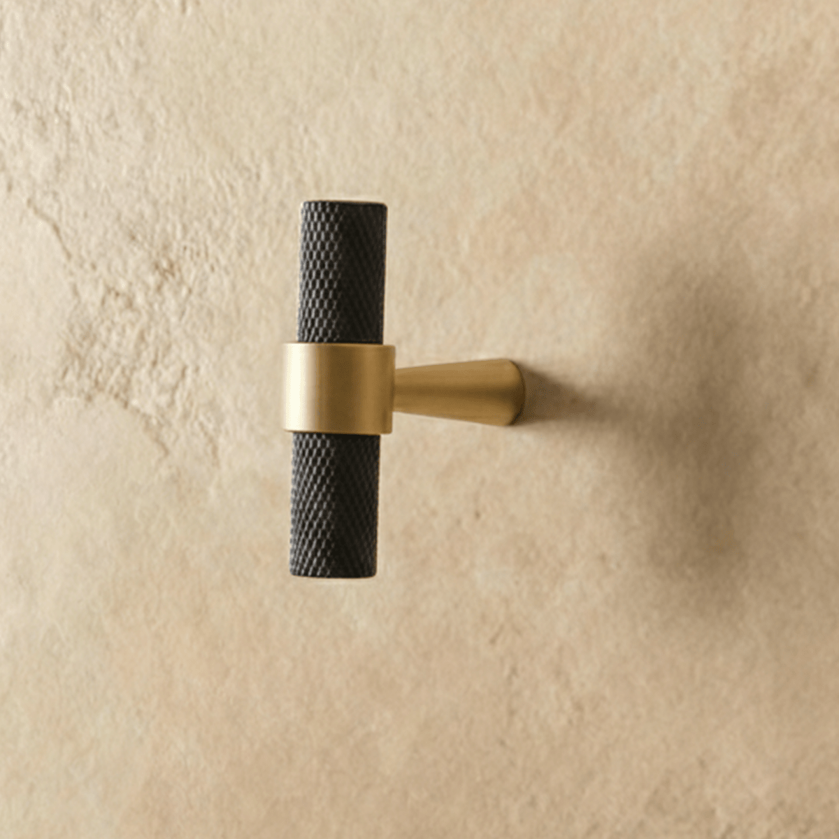 Knurled Brass Cabinet Knobs & Drawer Pulls, Industrial Kitchen & Wardrobe Hardware, Black Brass & Bronze Finishes, Set of 2, 0.7-8.8in