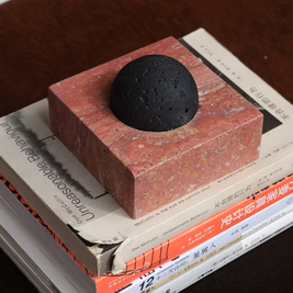 Marble Lava Stone Oil Diffuser, No Electricity Aromatherapy Diffuser, 3.9in