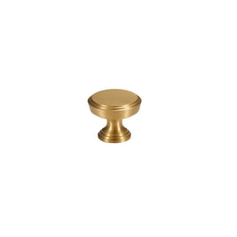 Solid Brass Cabinet Knobs & Drawer Pulls, Modern Kitchen & Wardrobe Hardware, Brushed Machined Detail, Set of 2, 0.9-12.5in