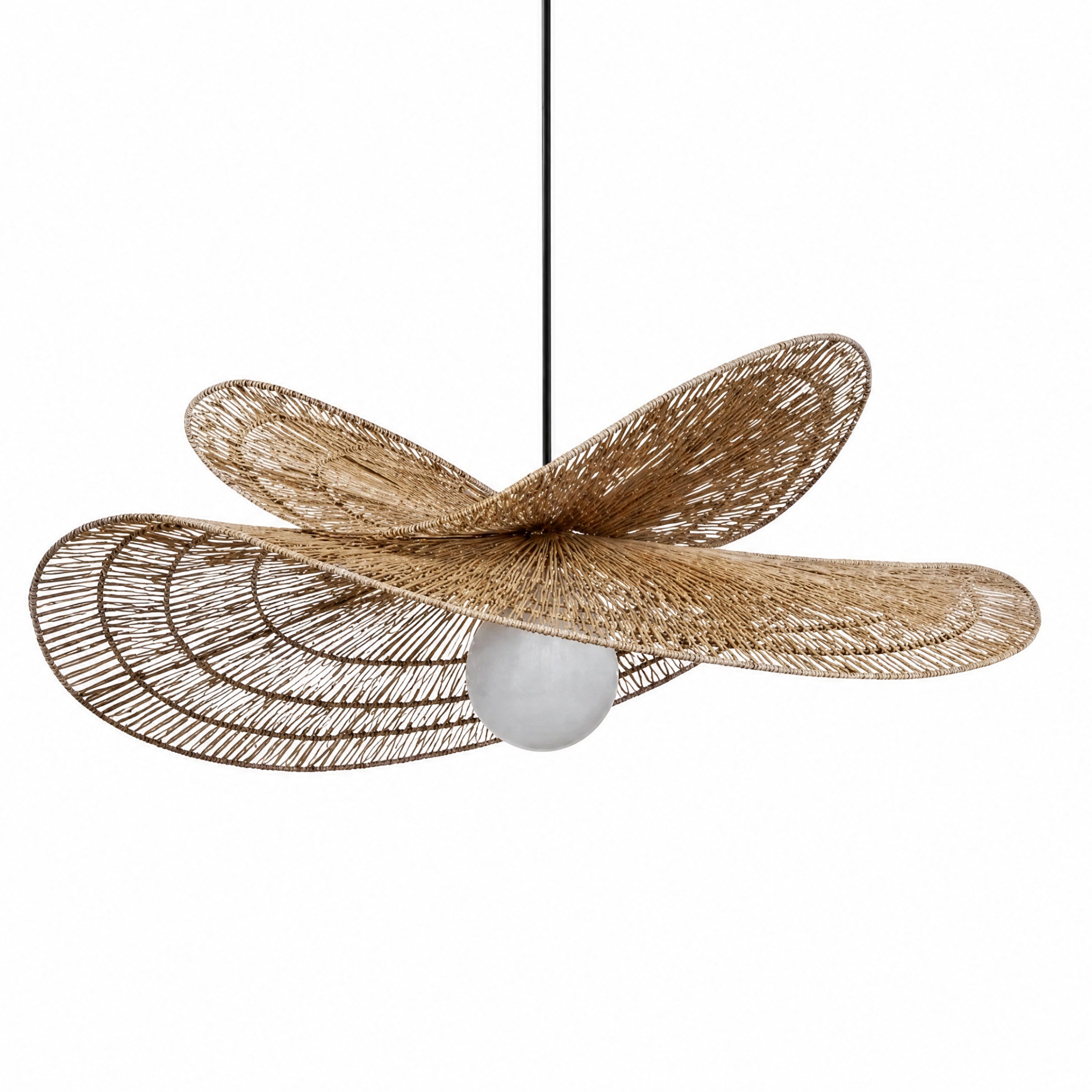 RIKU: Rotan Hanglamp (Wabi-Sabi)