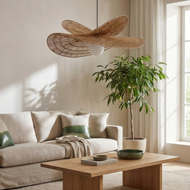 RIKU: Rotan Hanglamp (Wabi-Sabi)