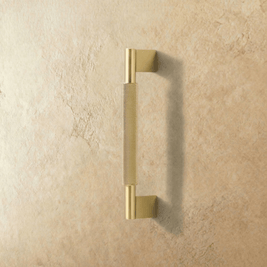 Knurled Brass Cabinet Knobs & Drawer Pulls, Industrial Kitchen & Wardrobe Hardware, Brass Bronze & Black, Set of 2 Pieces, 0.8-7.5in