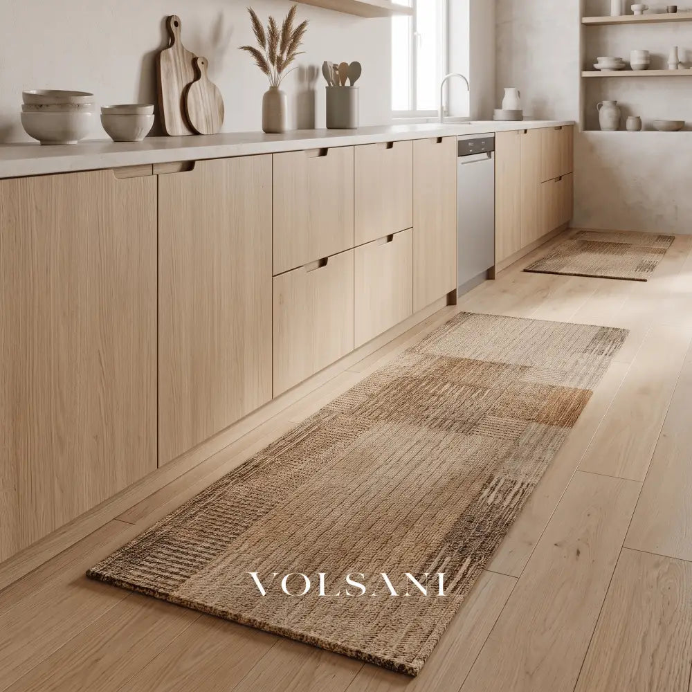 SAAR: Absorberende Keukenloper – Antislip & Machinewasbaar (Lang) - Volsani