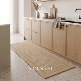 SAAR: Absorberende Keukenloper – Antislip & Machinewasbaar (Lang) - Volsani
