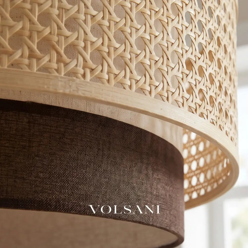 SADAO: Handgevlochten Rotan Hanglamp - Volsani