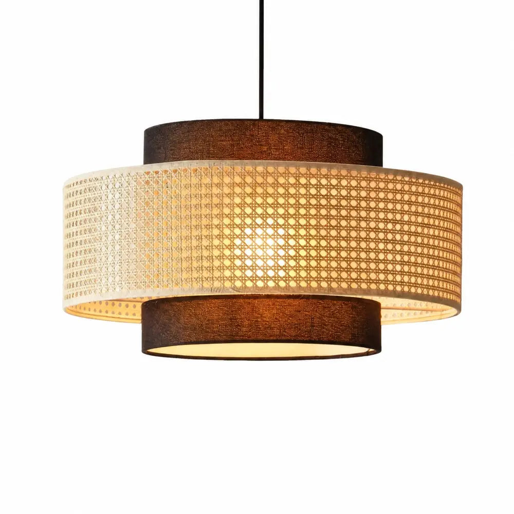 SADAO: Handgevlochten Rotan Hanglamp - Volsani