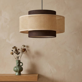 SADAO: Handgevlochten Rotan Hanglamp