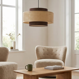 SADAO: Handgevlochten Rotan Hanglamp