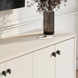 Zinc Alloy Cabinet Knobs & Pull Bars, Modern Kitchen & Bathroom Hardware, 4 Finishes, Set of 2 in 5 Sizes, 0.8-7.5in