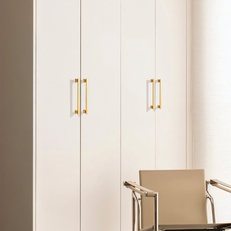 Zinc Alloy Cabinet Knobs & Pull Bars, Modern Kitchen & Bathroom Hardware, 4 Finishes, Set of 2 in 5 Sizes, 0.8-7.5in