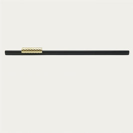 Diamond-Textured Aluminum Drawer Pulls, Modern Kitchen & Wardrobe Hardware, Gold-Tone or Black, Set of 2, 2.5-12.6in Hole Spacing