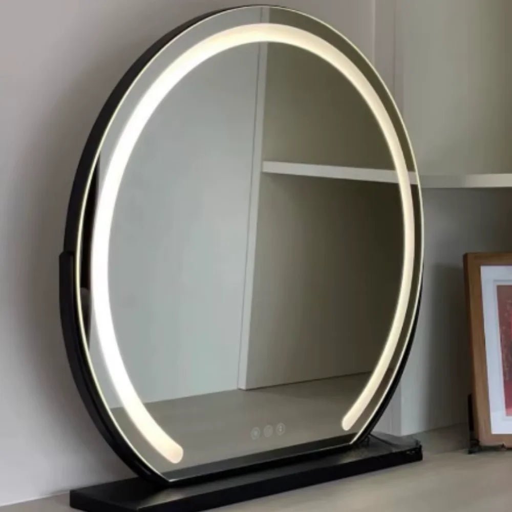 SASKIA: Make-upspiegel met LED & Touchbediening – 15x Vergrotende Spiegel - Volsani