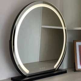 SASKIA: Make-upspiegel met LED & Touchbediening – 15x Vergrotende Spiegel - Volsani