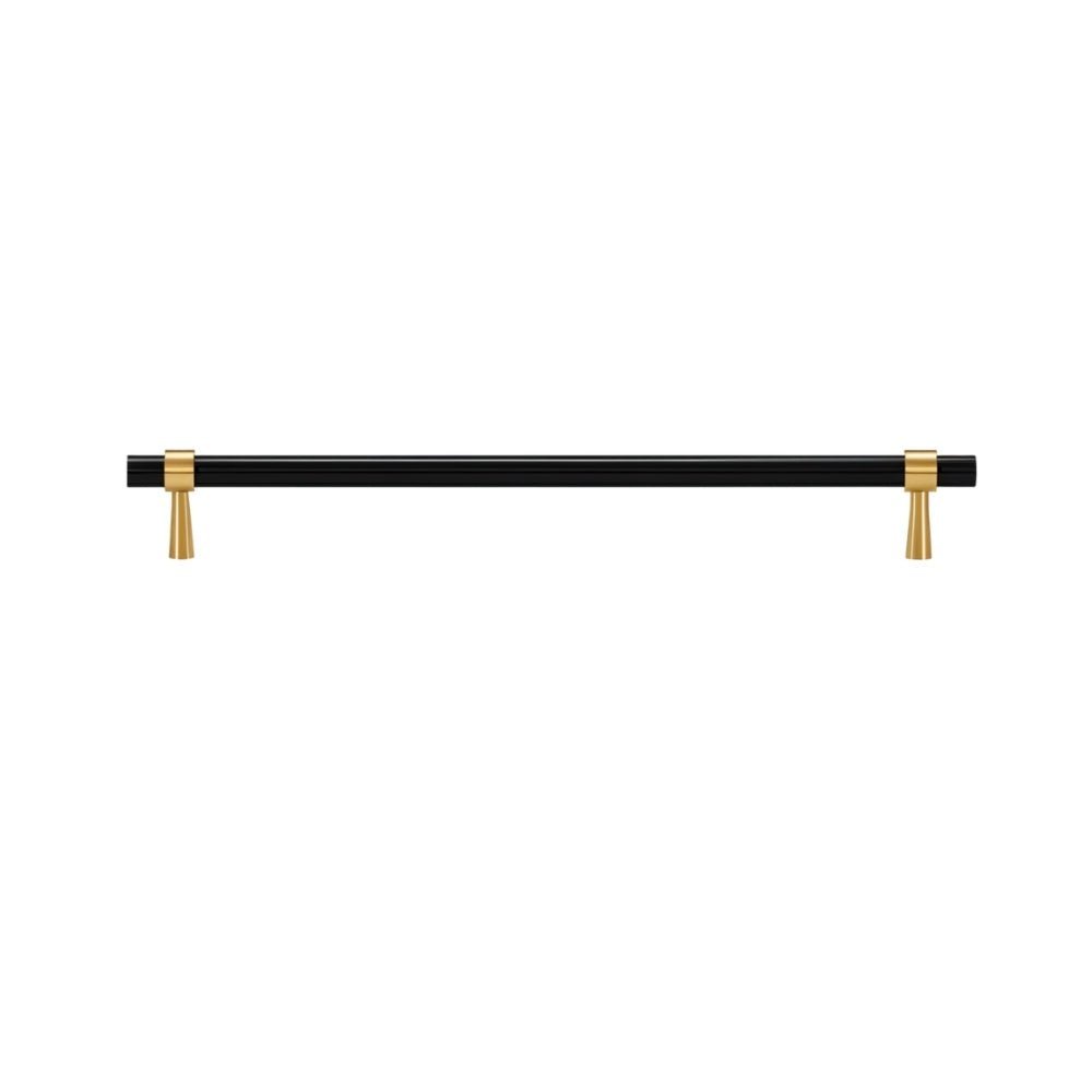 Brass T-Knobs & Drawer Pull Bars, Modern Kitchen & Bathroom Hardware, Four Finishes, Set of 2 Pieces, 1.9-16.3in
