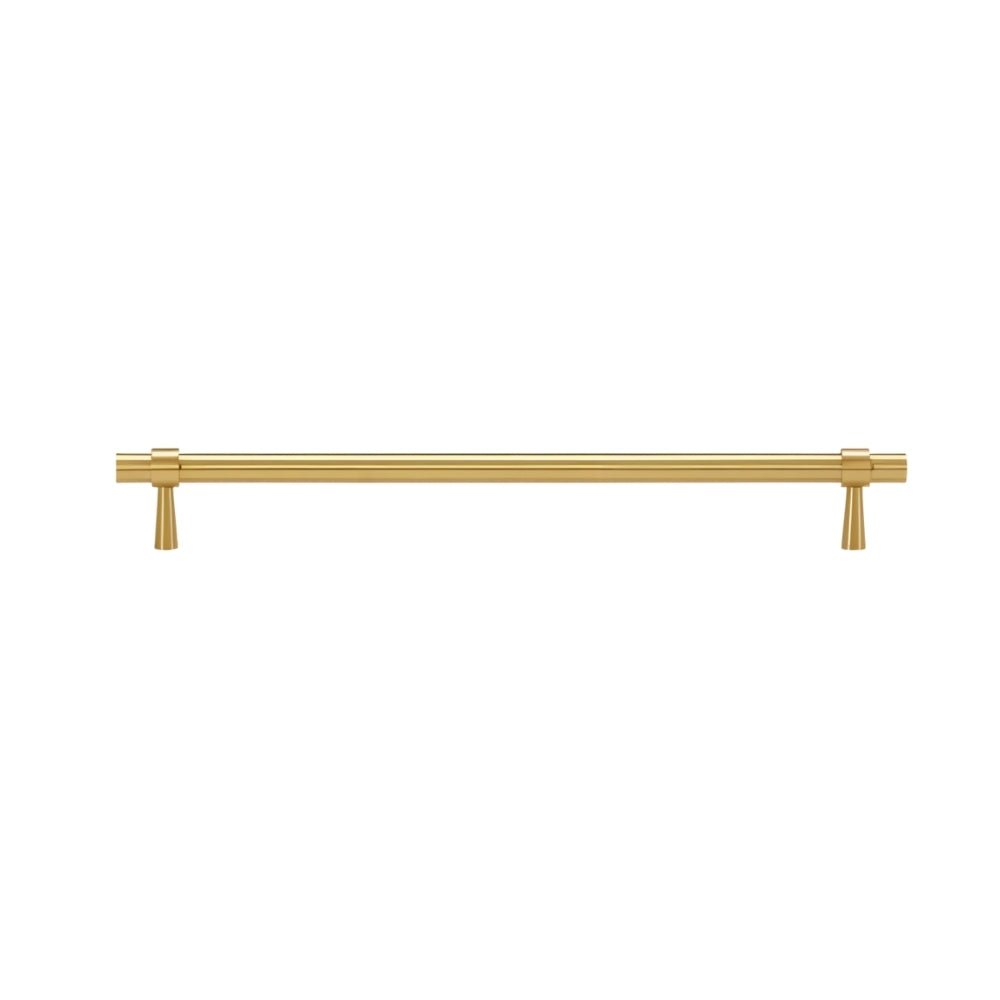 Brass T-Knobs & Drawer Pull Bars, Modern Kitchen & Bathroom Hardware, Four Finishes, Set of 2 Pieces, 1.9-16.3in